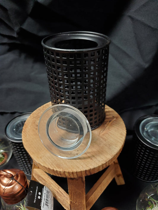 Black Cylinder Oil Burner